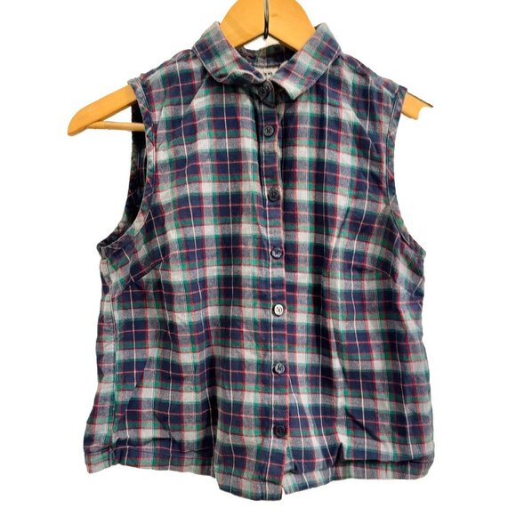🍂 ASOS Plaid Shirt / Tank Top - Soft & Comfy, US 4 - Picture 1 of 6
